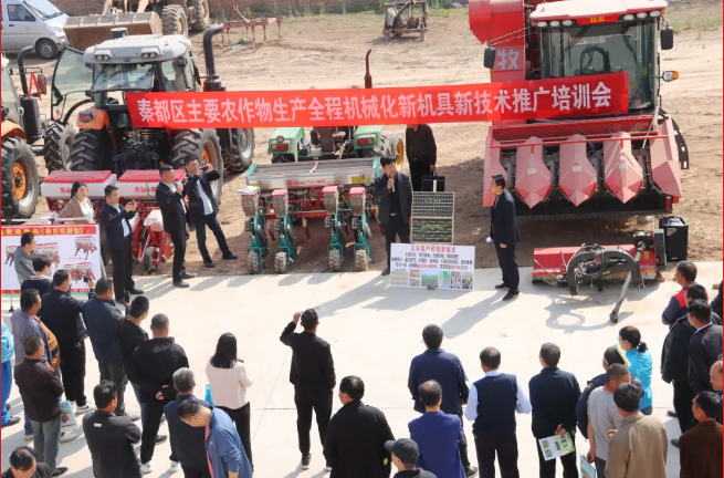 【农业机械化】秦都区农业农村和水利局加快粮食适度规模经营步伐推进主要农作物生产全程机械化创建